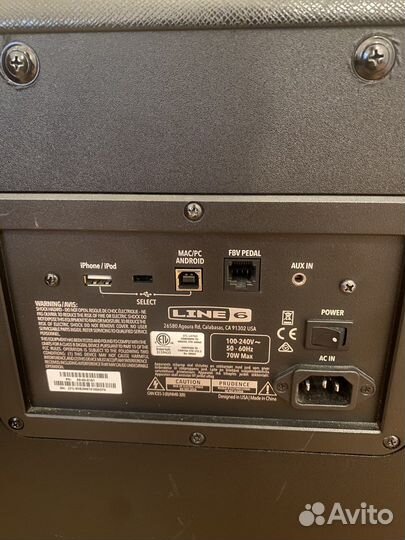 Комбоусилитель line 6 spider v 60