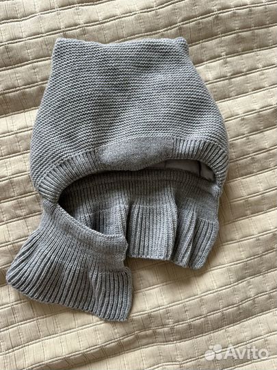 Зимняя шапка для мальчика 46 48