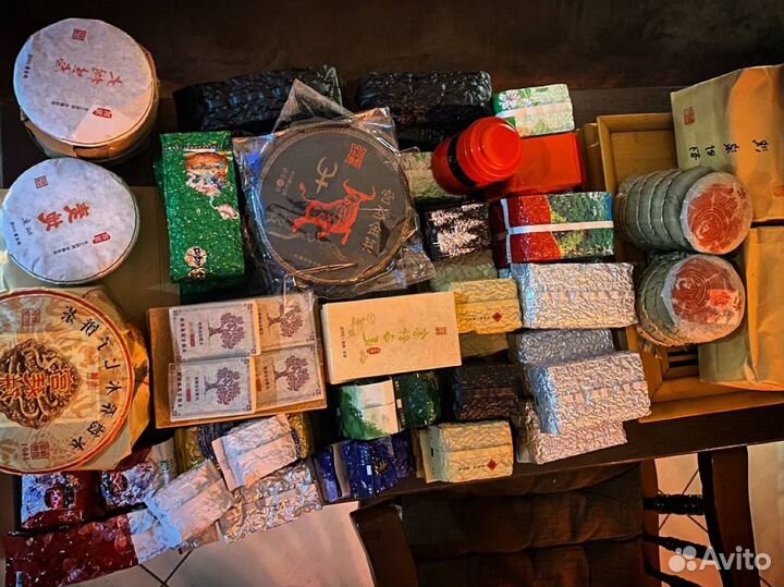 Чай Пуэр Шу Бодрящий Тонизирующий Блин Кирпич