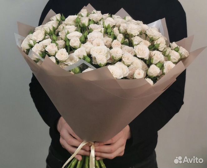 Кустовые розы, букет