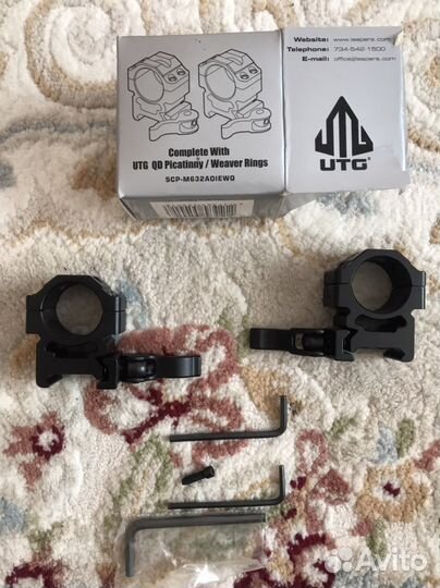 Продам кольца UTG 25mm
