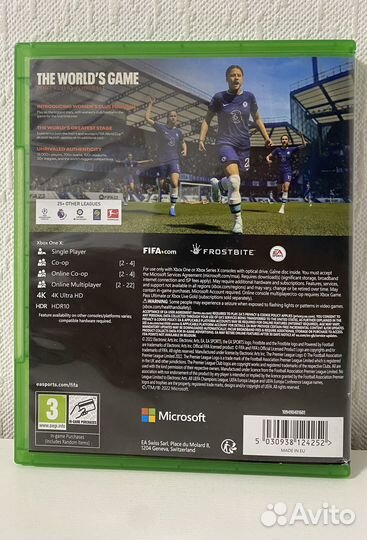 Диск FIFA 23 на xbox ONE