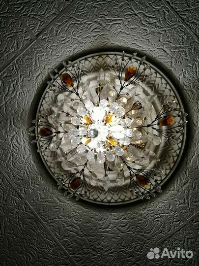 Люстра потолочная хрустальная
