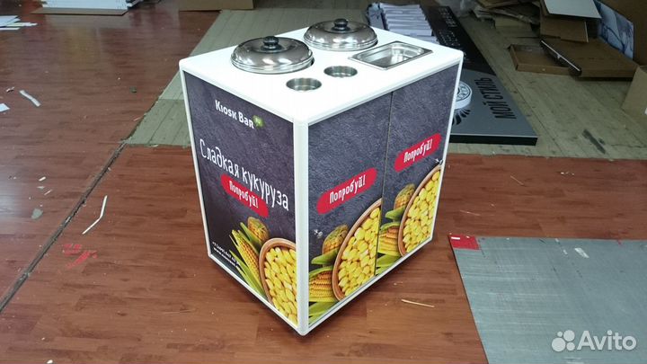 Аппарат тележка для продажи вареной кукурузы