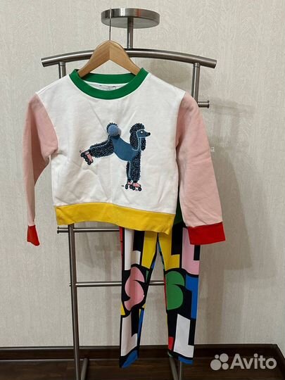 Детский комплект толстовка+лосины stella mccartney