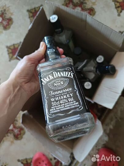 Цена за все Пустые бутылки Jack Daniels