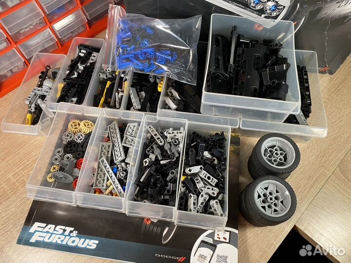 Lego Technic 42111 dodge charger доминика торетто
