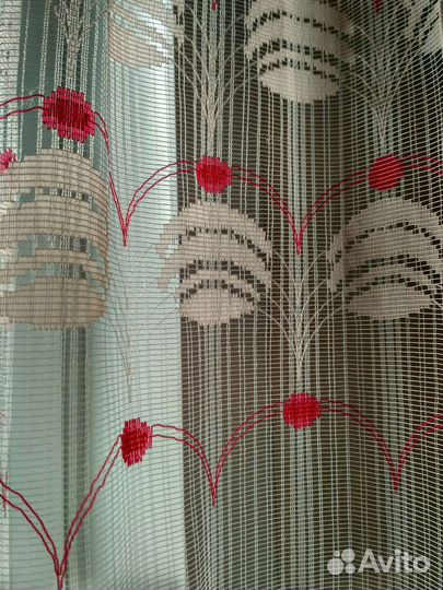 Тюль цветной