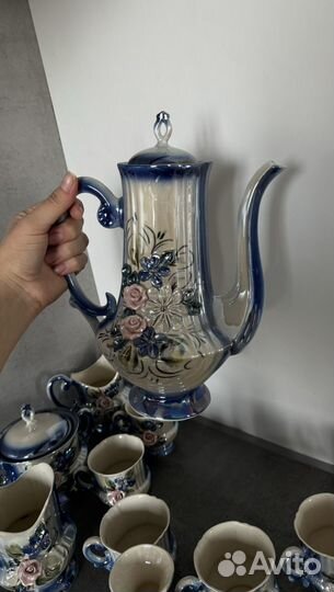 Сервиз кофейный чайный набор новый