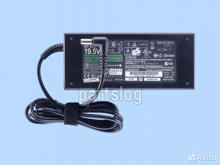 Блок питания для Sony 19.5V 6.15A 6.5x4.4mm 120W