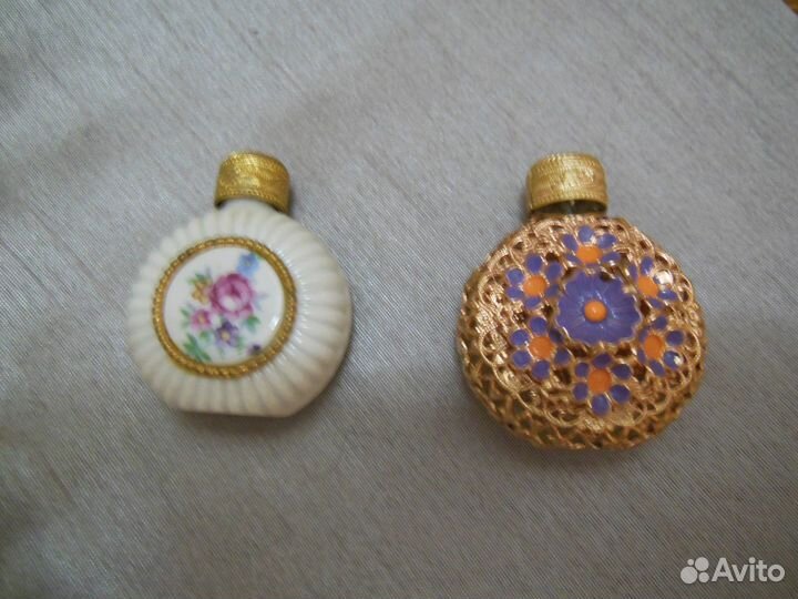 Флаконы для духов, масел, винтаж, Чехословакия