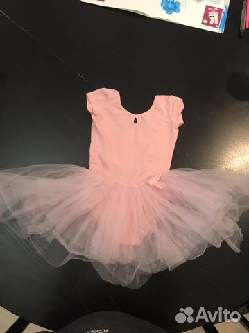 Гимнастический купальник с юбкой