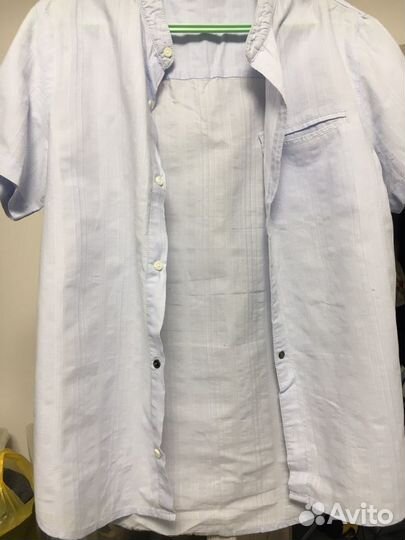 Рубашка на мальчика 12-14 лет, 164 см., новая