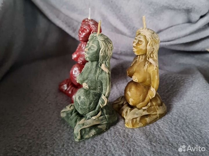 Свечи восковые ручной работы