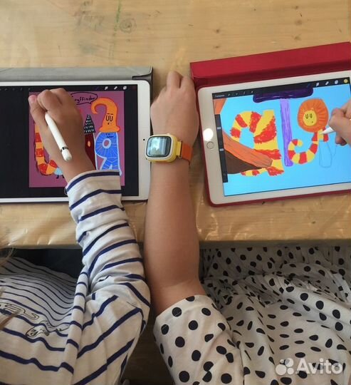 Обучение детей рисованию на планшете (Procreate)