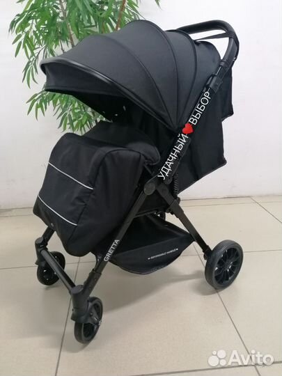 Новая коляска Costa Gretta (чёрный)