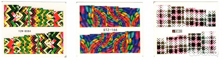 Наклейки для ногтей. Разные темы