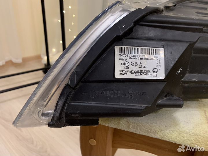 Фара skoda octavia a5