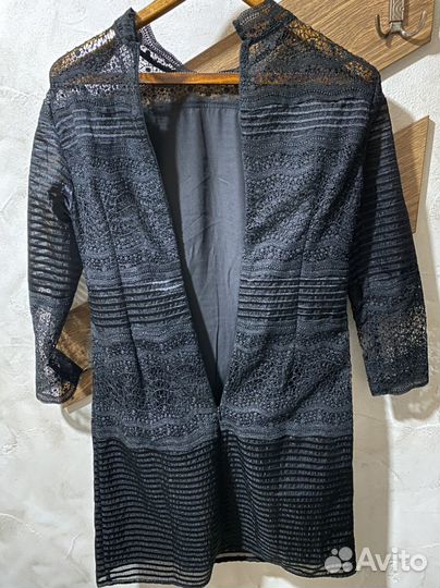 Вечернее чёрное платье 42 44