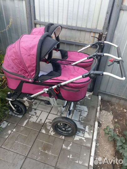 Коляска для двойни tfk