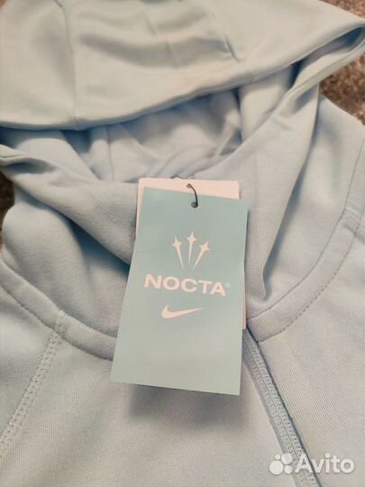 Зип-Худи Nike Tech Fleece Nocta Голубая