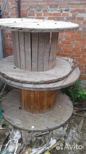 Катушка для кабеля деревянная