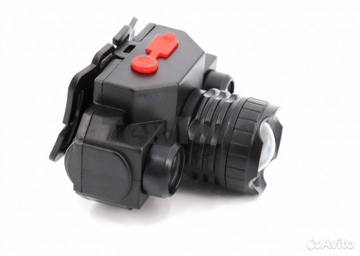 Аккумуляторный налобный фонарь с зумом