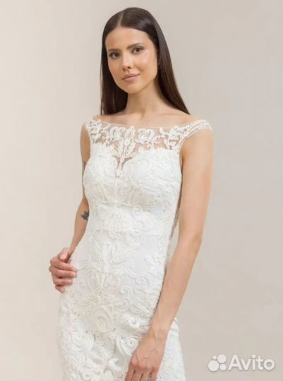 Платье вечернее свадебное белое в пол 42 44