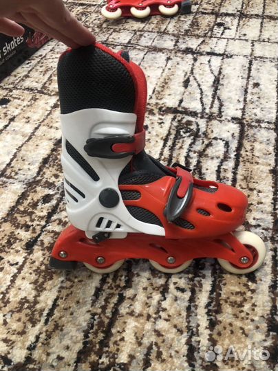 Роликовые коньки детские раздвижные