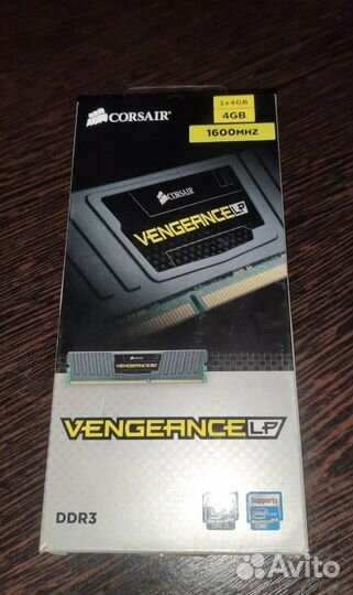 Оперативная память ddr3 1600 mhz corsair vengeance