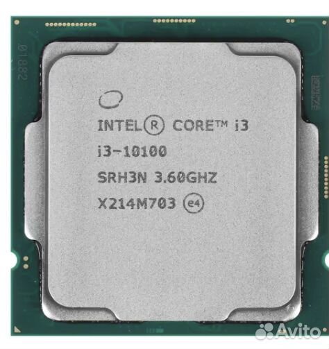 Процессор Intel Core i3-10100 LGA1200