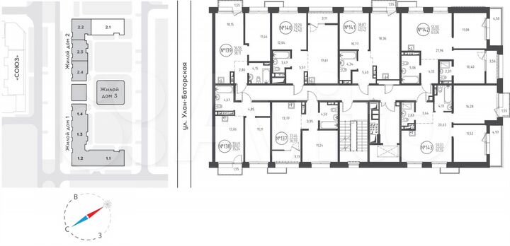 1-к. квартира, 38,1 м², 7/10 эт.