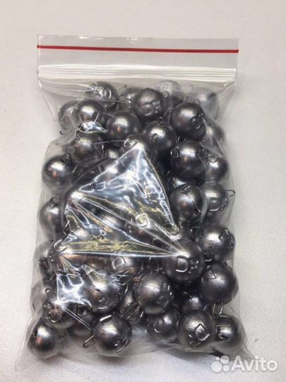 Груз рыболовный Чебурашка разборная Набор 60 шт