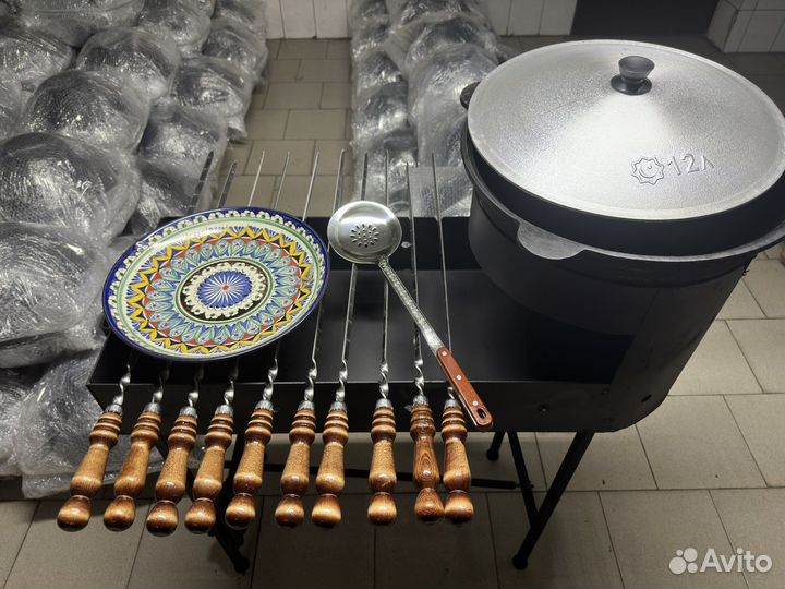 Мангал 3мм с казаном