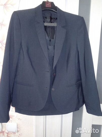 Костюм школьный (жакет и юбка) р.164-92-74