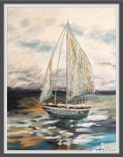 Картина акрилом диптих