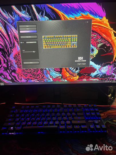 Механическая клавиатура укороченная