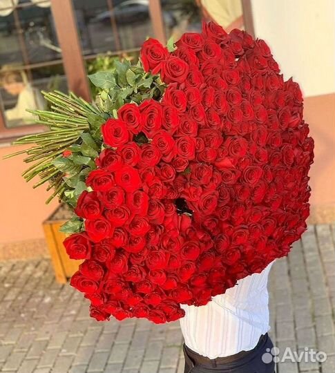 Высокие розы 150 160 170 180 190см доставка Москва