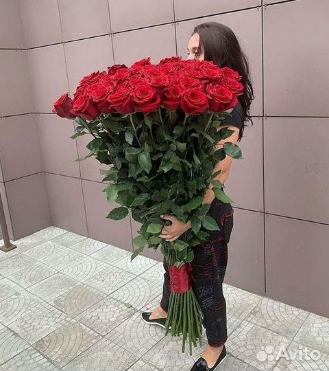 Высокие розы 150 160 170 180 190см доставка Москва