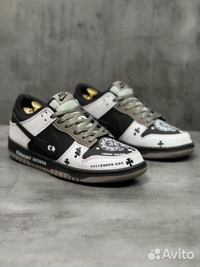 Кроссовки Nike SB Dunk Low x Chrome Hearts