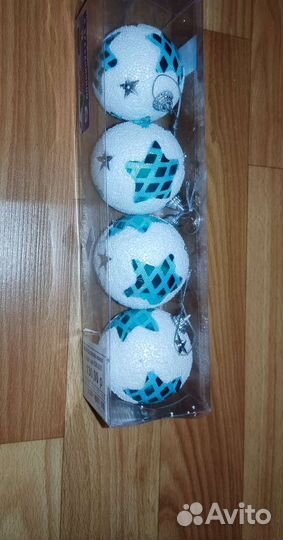 Шарики новые новогодние