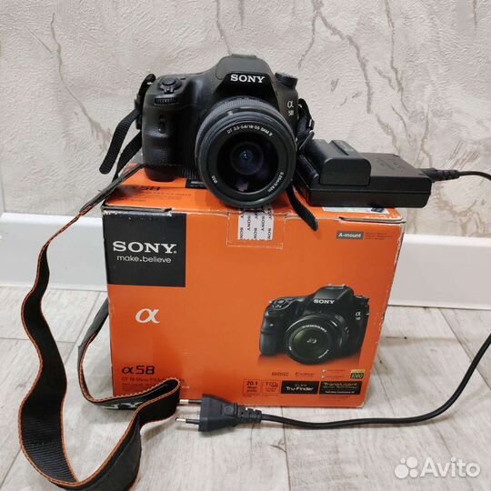 Зеркальный фотоаппарат sony
