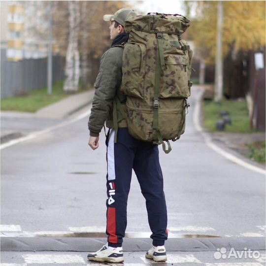 Тактический рюкзак 120 л с рамкой