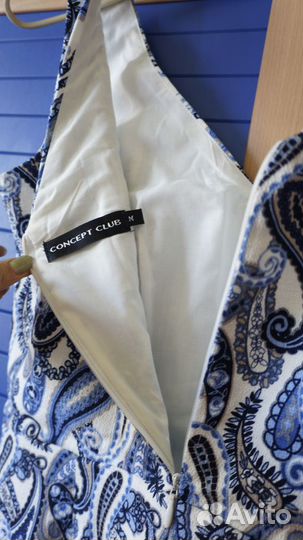 Платье женское летнее Сoncept club M 46р сине-бел