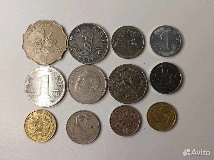 Набор монет Африки и Азии
