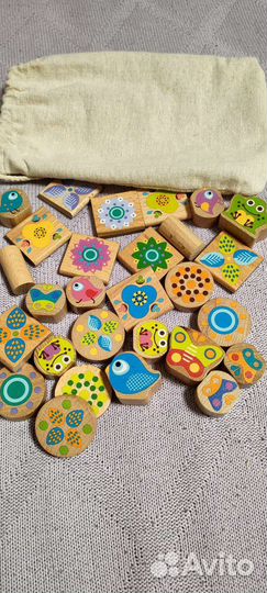 Развивающие деревянные игрушки