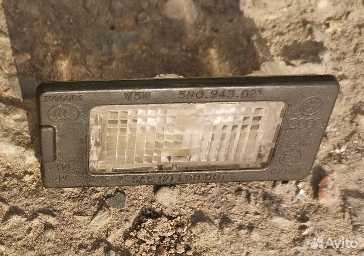 Подсветка гос номера VAG Polo Sedan Skoda