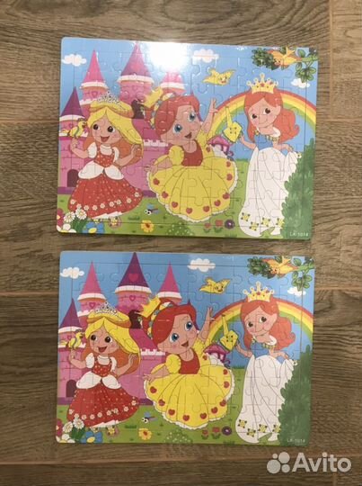 Пазлы дерево, стекло (новые)