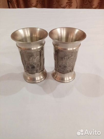 Стопки, рюмки олово Германия