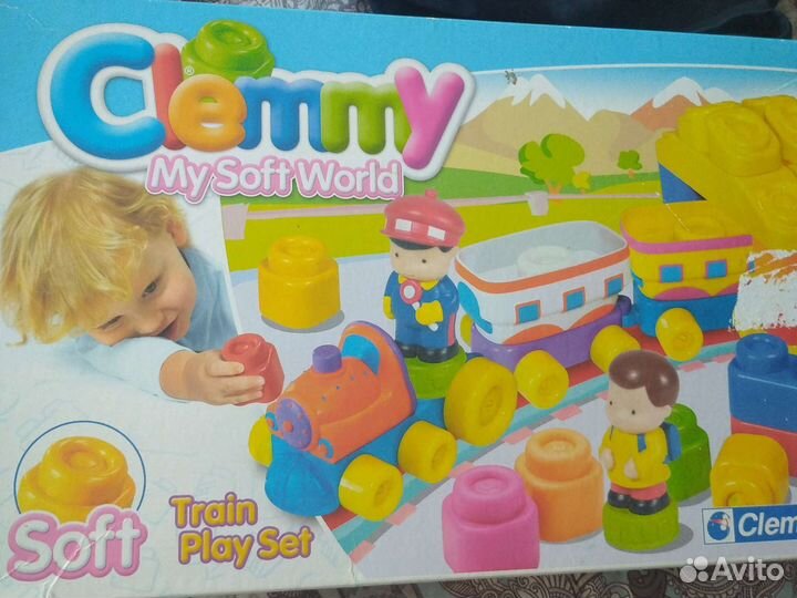 Конструктор мягкий селиконовый 9м+